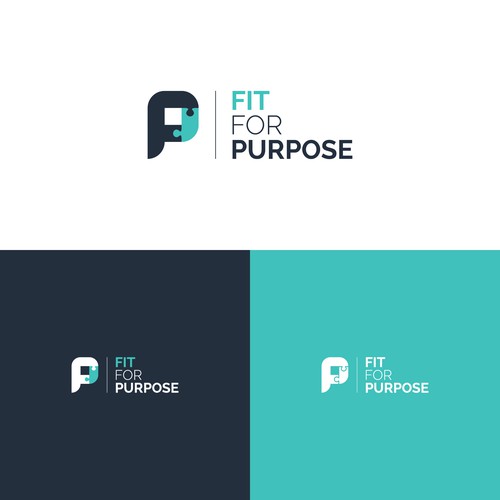 logo design concept for Fit for Purpose