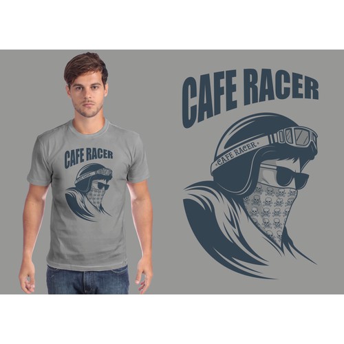 Cafe racer t-shirt design