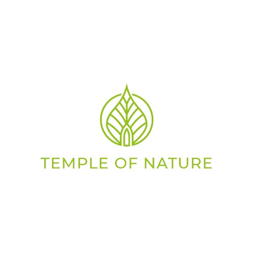 Temple-leaf logo