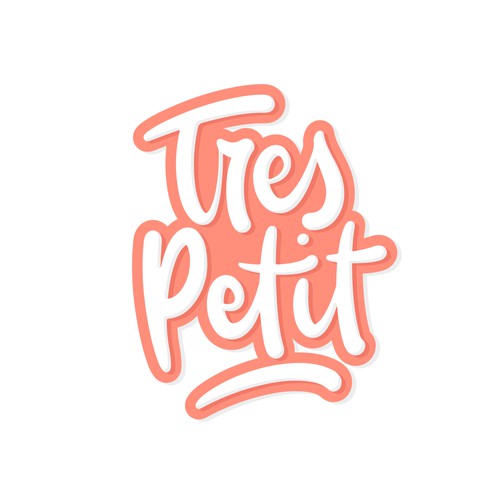 Handlettering logo concept for Tres Petit