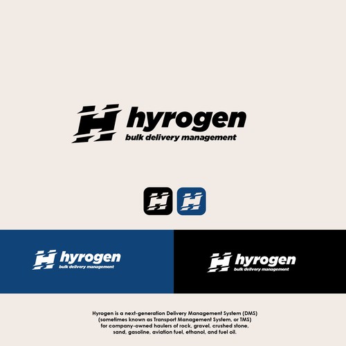 logo concept for hyrogen