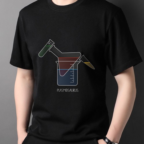 Plasmidsaurus T-shirt design 2