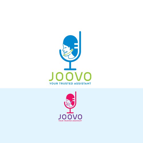 Design a responsive logo for JOOVO - Your Trusted Assistant
