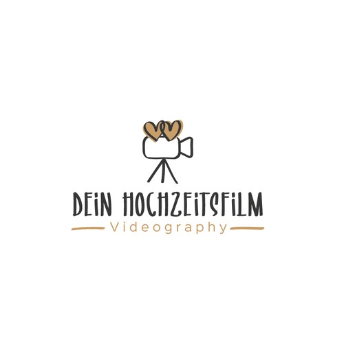 Logokonzept für einen Hochzeitvideographen