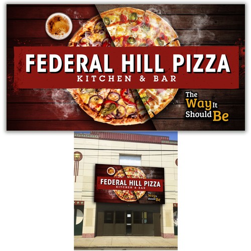 Cartelera Federal Hill Pizza