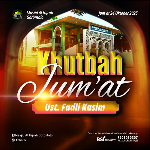 Religious Event Poster – Friday Sermon Announcement