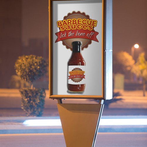 Bold Logo for Barbecue Sauce