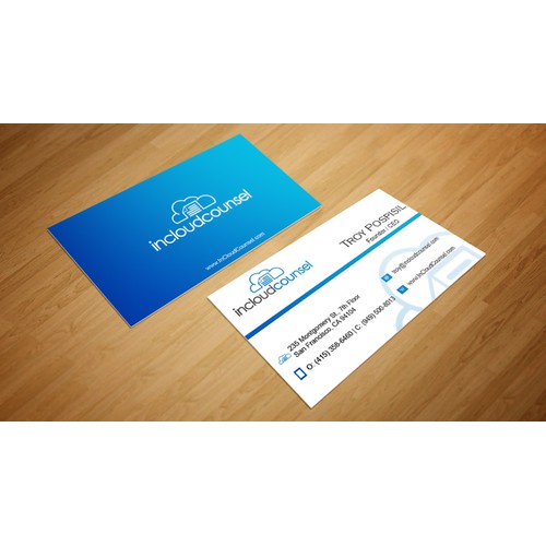 Business Card Design for Legal Technology Company