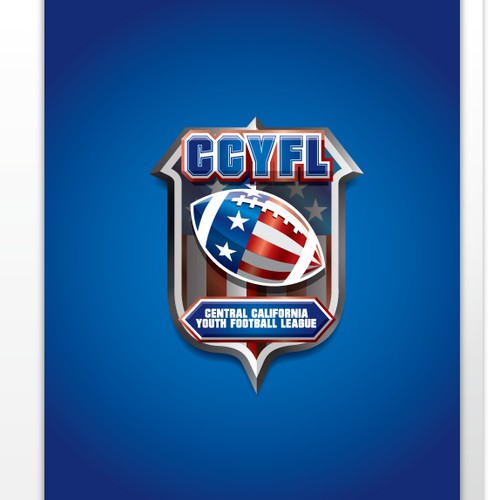 logo for central california youth football league