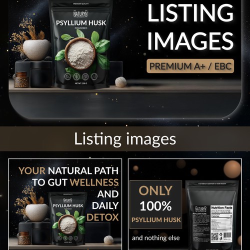 Amazon A+ Content | Amazon Listing Images | Psyllium