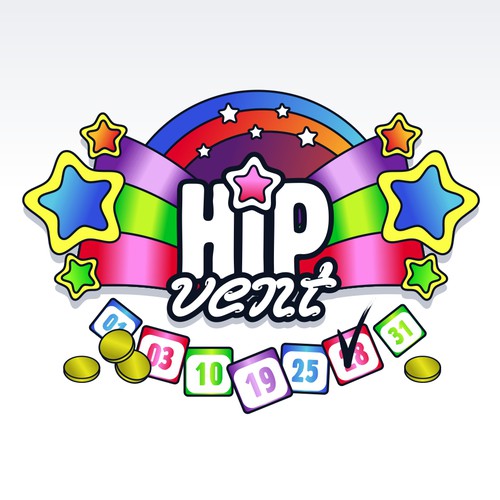 logo design for Hipvent - new Event Website