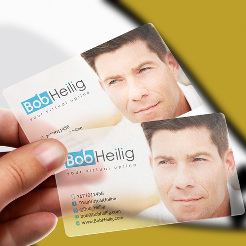 Transparent Business Card design