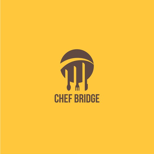 Logo design for chef bridge restaurant 