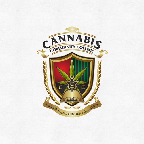 Cannabis School Crest Logo