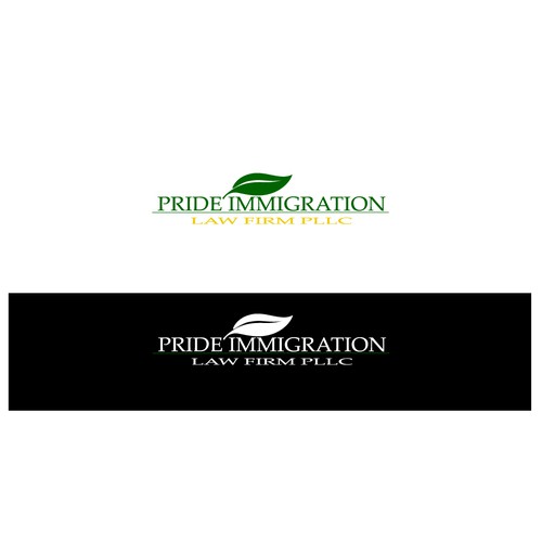 Create a corporate logo for Pride Immigration Law Firm