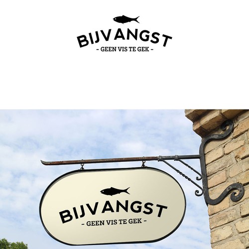 logo for sustainable restaurant and startup 'bijvangst' (bycatch)