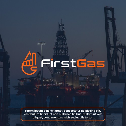 The first logo for the gas and oil industry