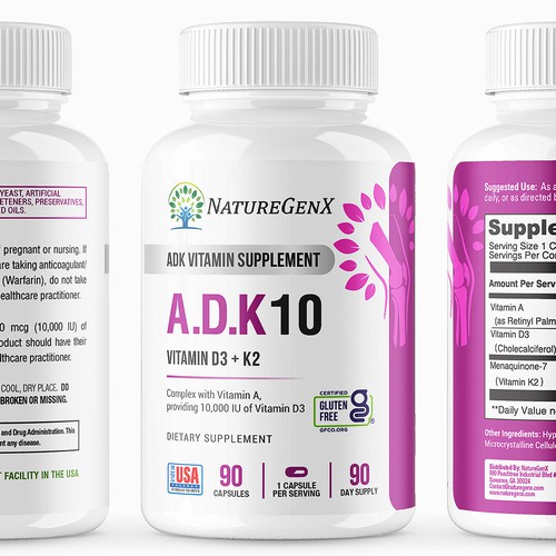 Supplement Label Design