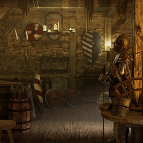 Store Front background Art