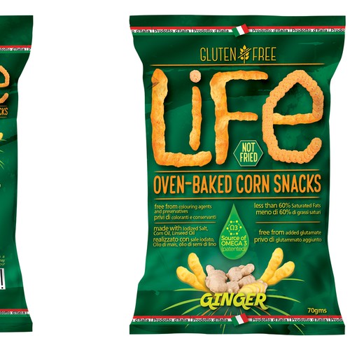 Corn Snack Packaging Design
