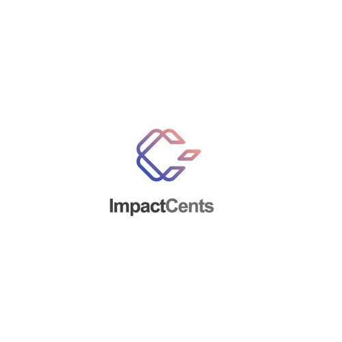 Creative and simple logo for Impact Cents
