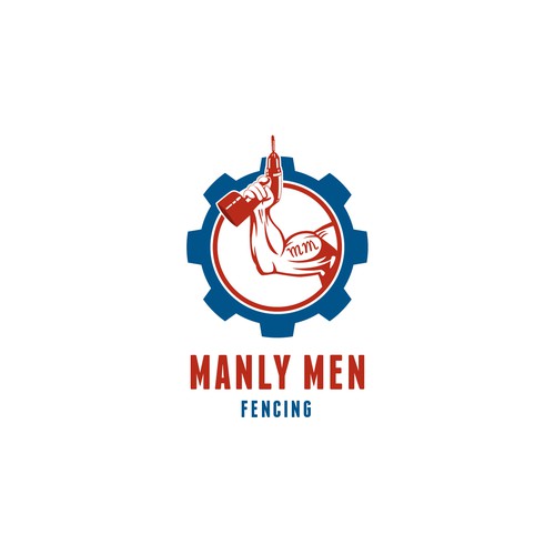 Create a Funny / Profesional Logo - Manly Men Fencing