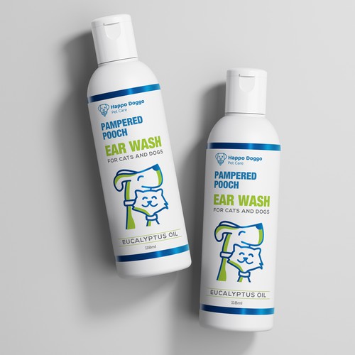 Premium, High-end Label Design for a Pet Product Brand