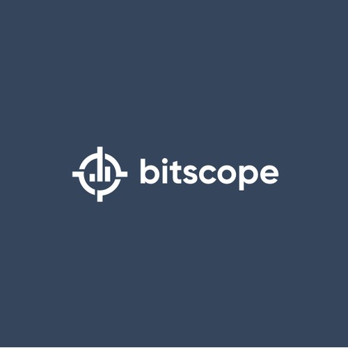 simple yet powerful logo for a tool charting cryptocurrencies real-time