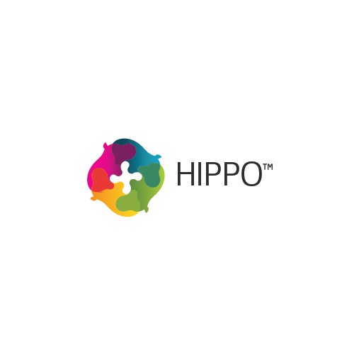 Logo for mobile app - "Hippo"