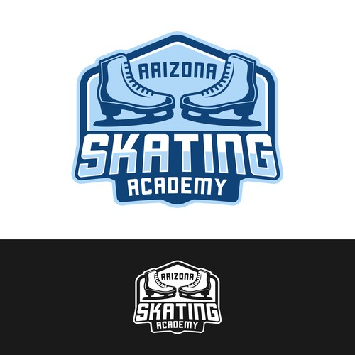 Arizona Skating Academy Logo Design