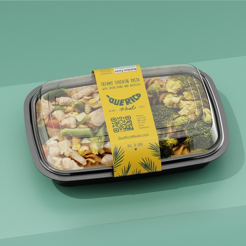 Label Design for a Prepared Food Container