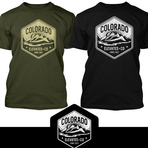 Colorado Elevates Shirt Design