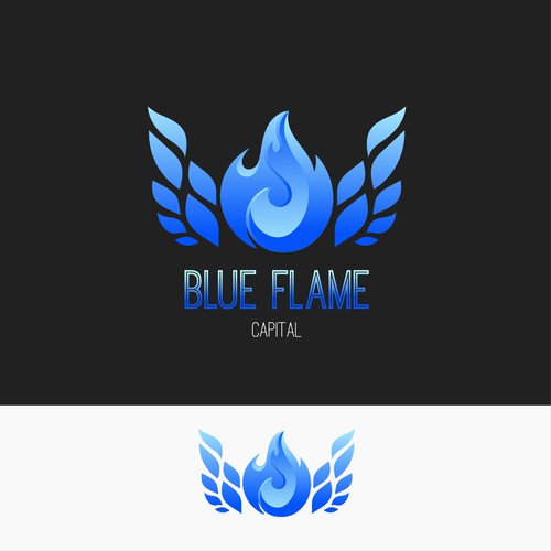 Blue Flame Logo worthy of classic car hood status