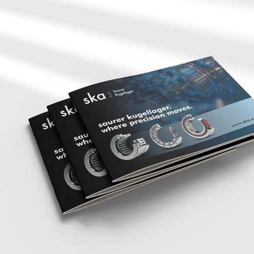 Brochure Cover Design for Industrial Company