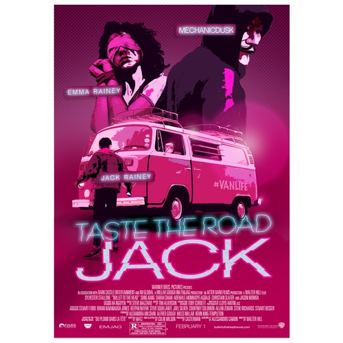 TASTE THE ROAD, JACK MOVIER POSTER