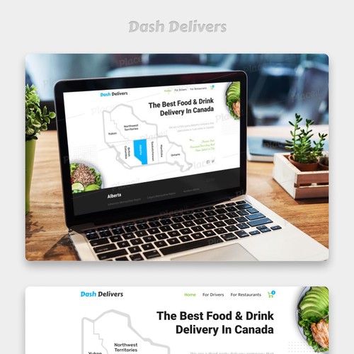 Webpage Design For Food Delivery Company