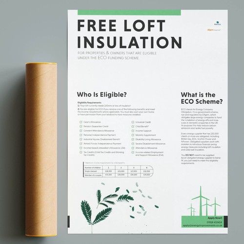 A Flyer for 'free loft insulation'