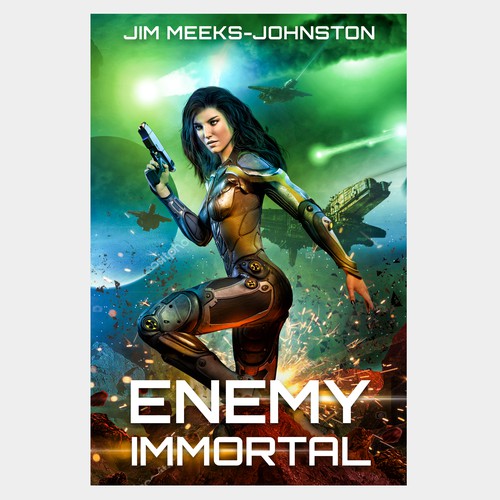 Sci-Fi Space Opera Book Cover