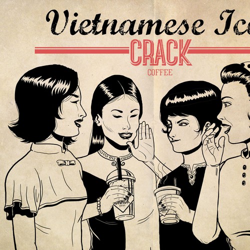 Make these 1950s "housewives" become Asian and drink Crack