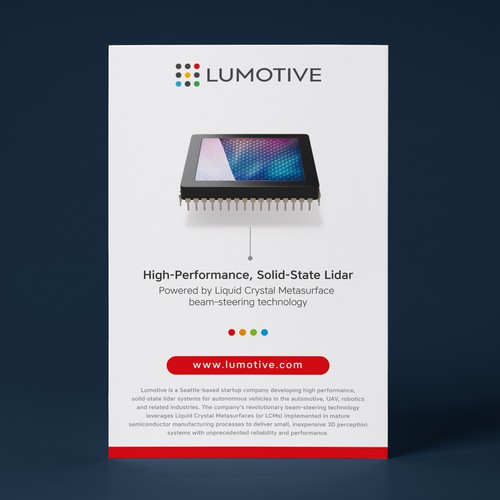 Print ad for Lumotive [Red Version]