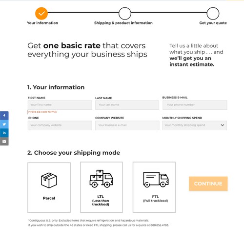 Shipping workflow