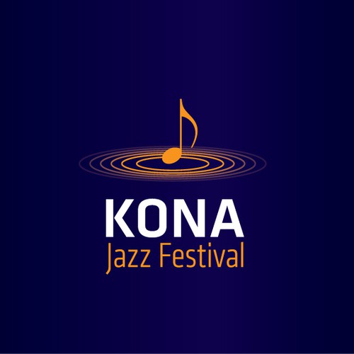 Logo for a Jazz Festival in Hawaii