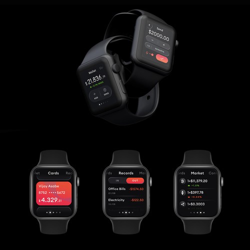 Crypton iwatch app design