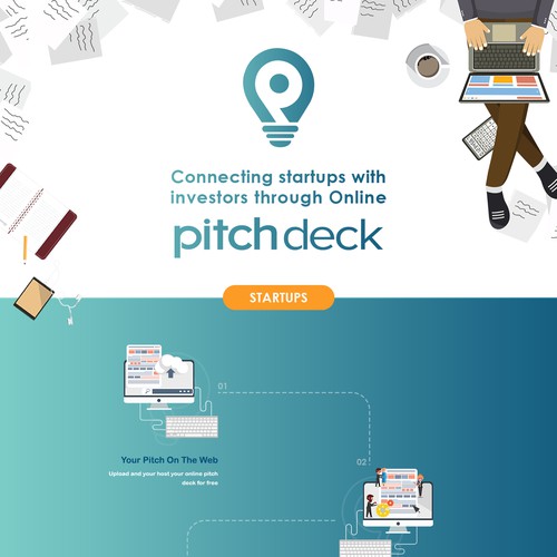 Pitchdeck Landing Page