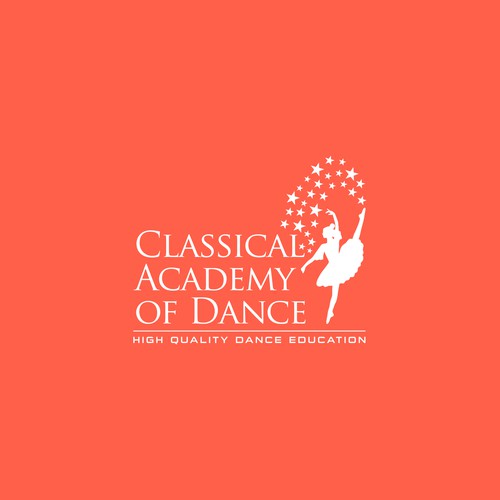 Logo for a classic academy of dance.