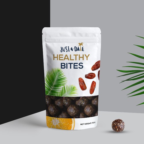 Simple Pouch for Snacks Balls.