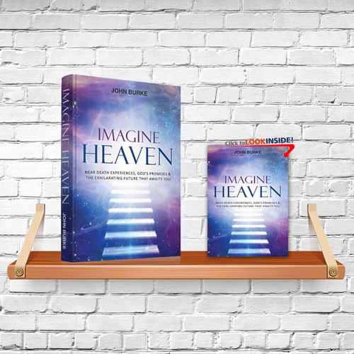 A book cover that can't be ingored for "Imagine Heaven"