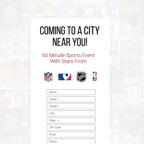 Simple add form for sports events