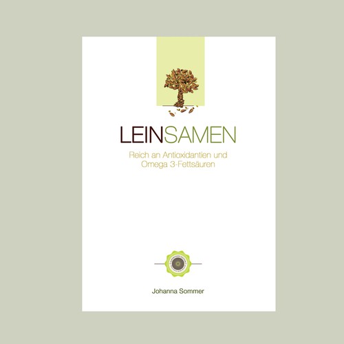 Book cover design about linseed