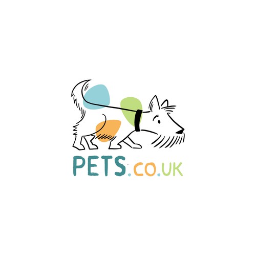 Quirky dog logo